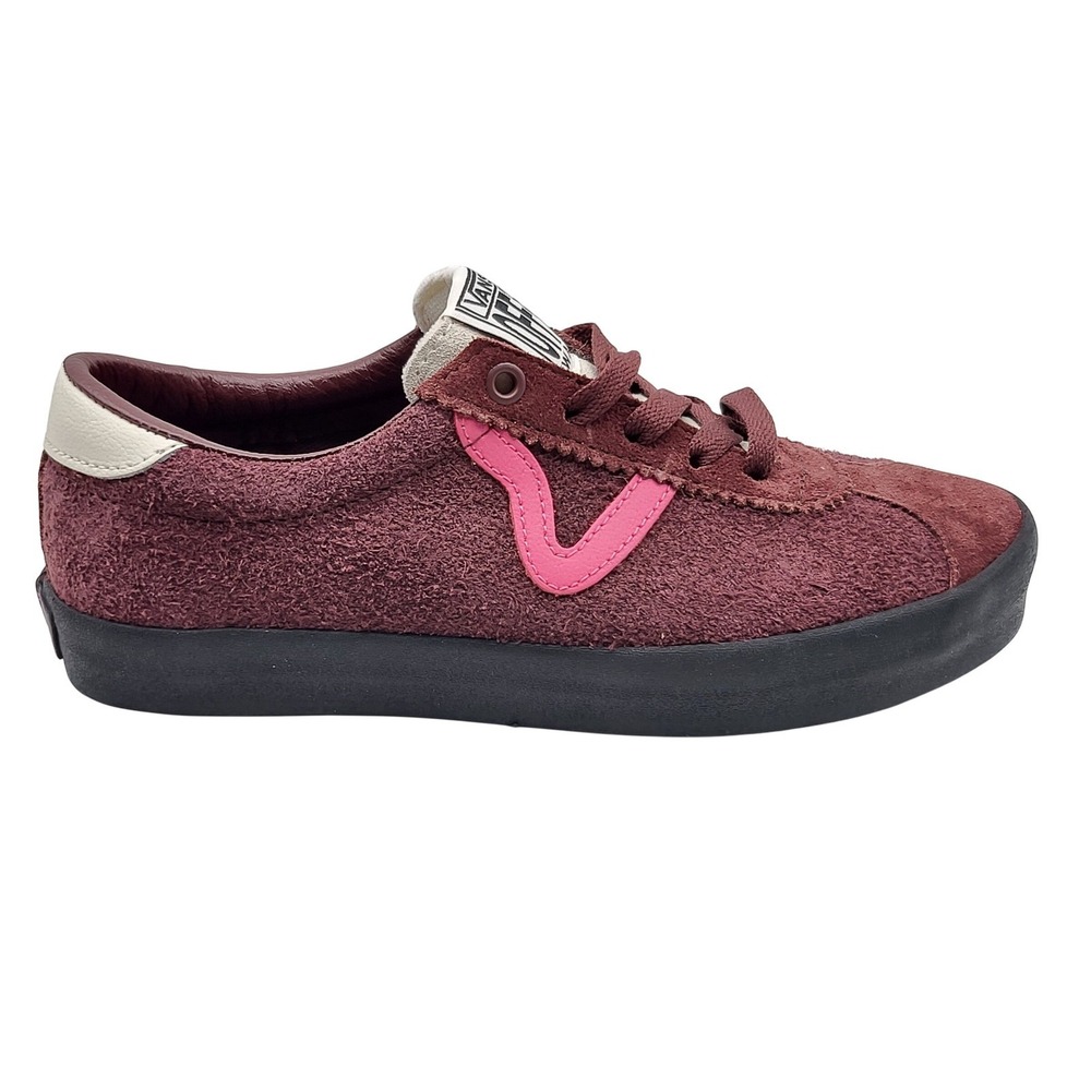 Vans Suede Burgundy Pink Old Skool Style Shoes Men's 4.5 Women's 6 NWOB‎